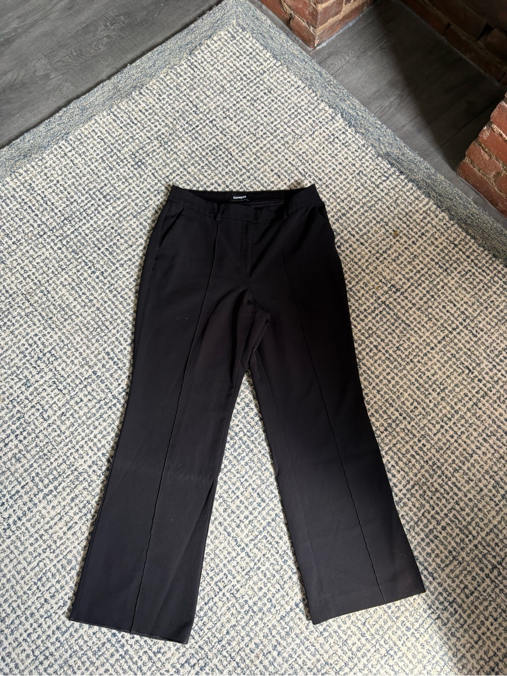 Express Black Boot Cut Dress Pants